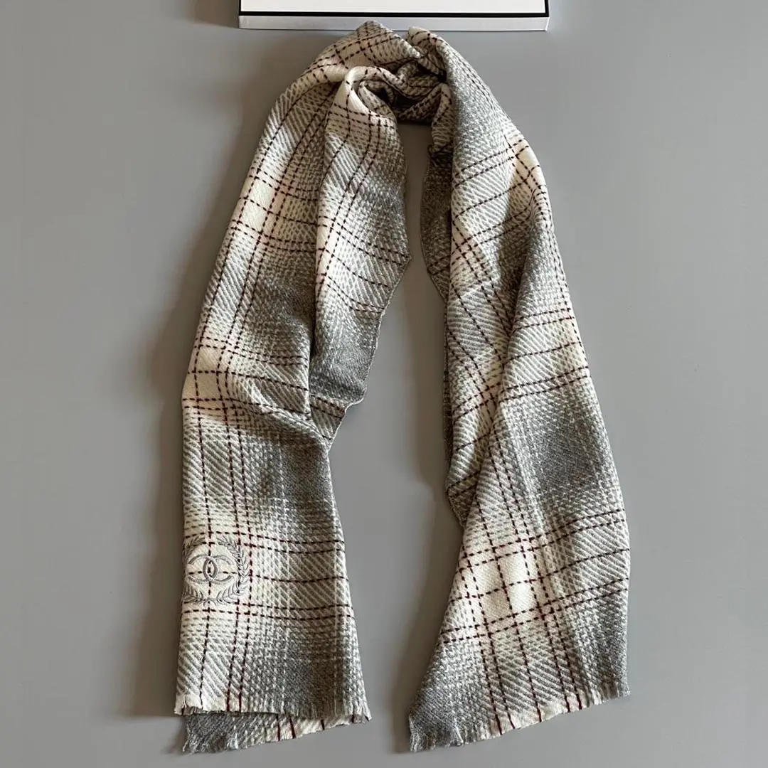 Chanel Scarf Shawls & Beanie Set 450-9