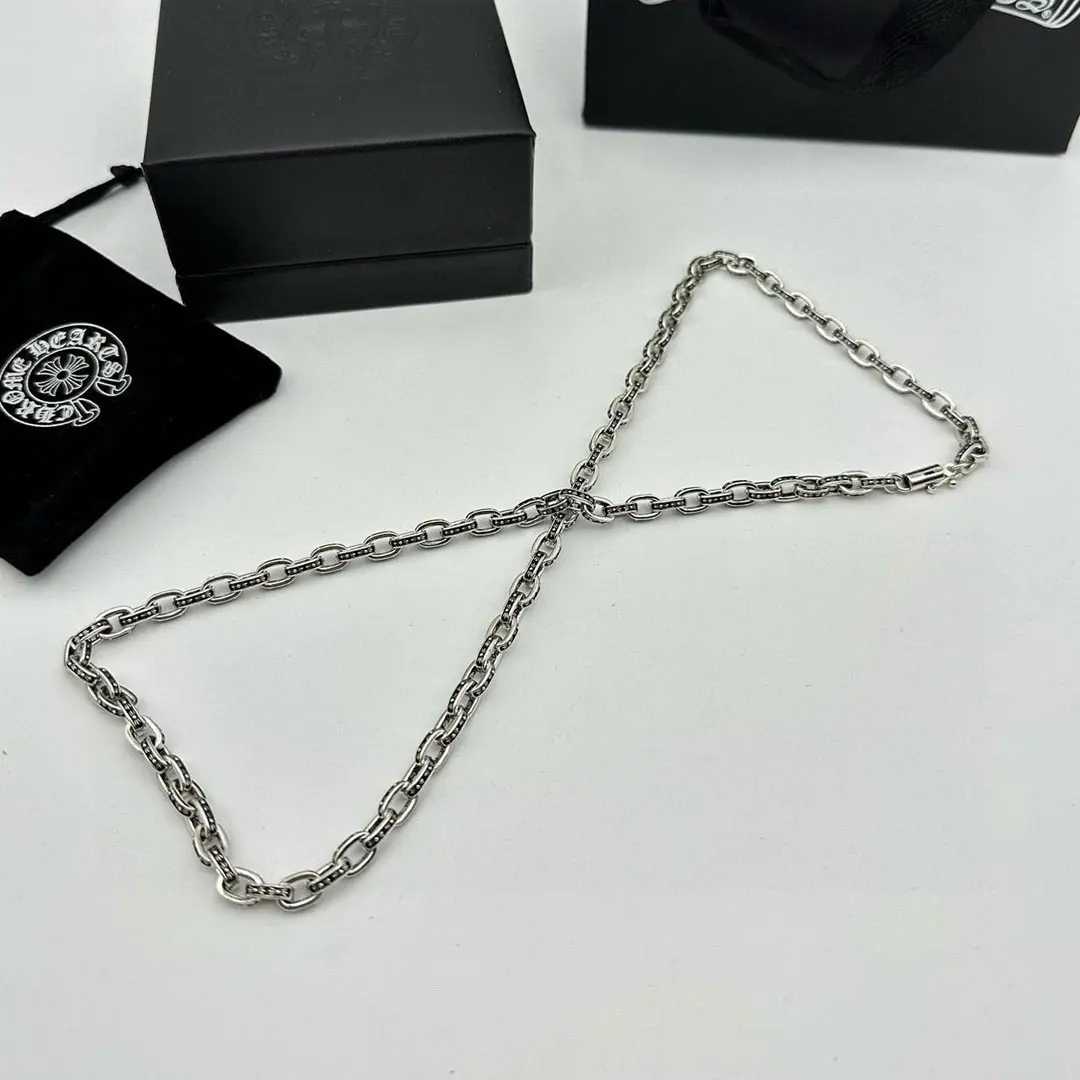 Chrome Hearts Silver Brace Let for Men 450-8b
