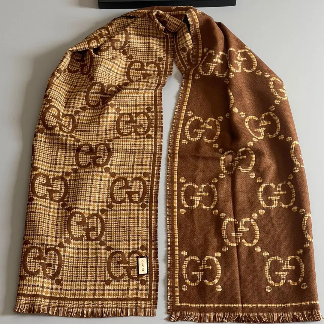 Gucci Scarf Wools & Cotton 350-13