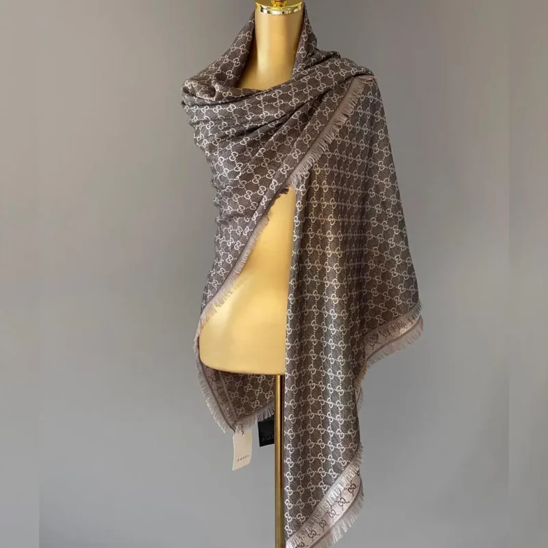 Gucci Scarf Wools & Cotton 350-17