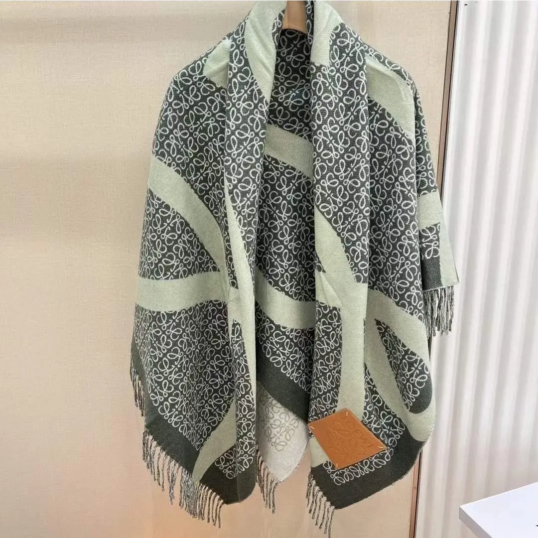 Loewe Anagrams Wools & Cashmere Shawl & Scarf 375-35