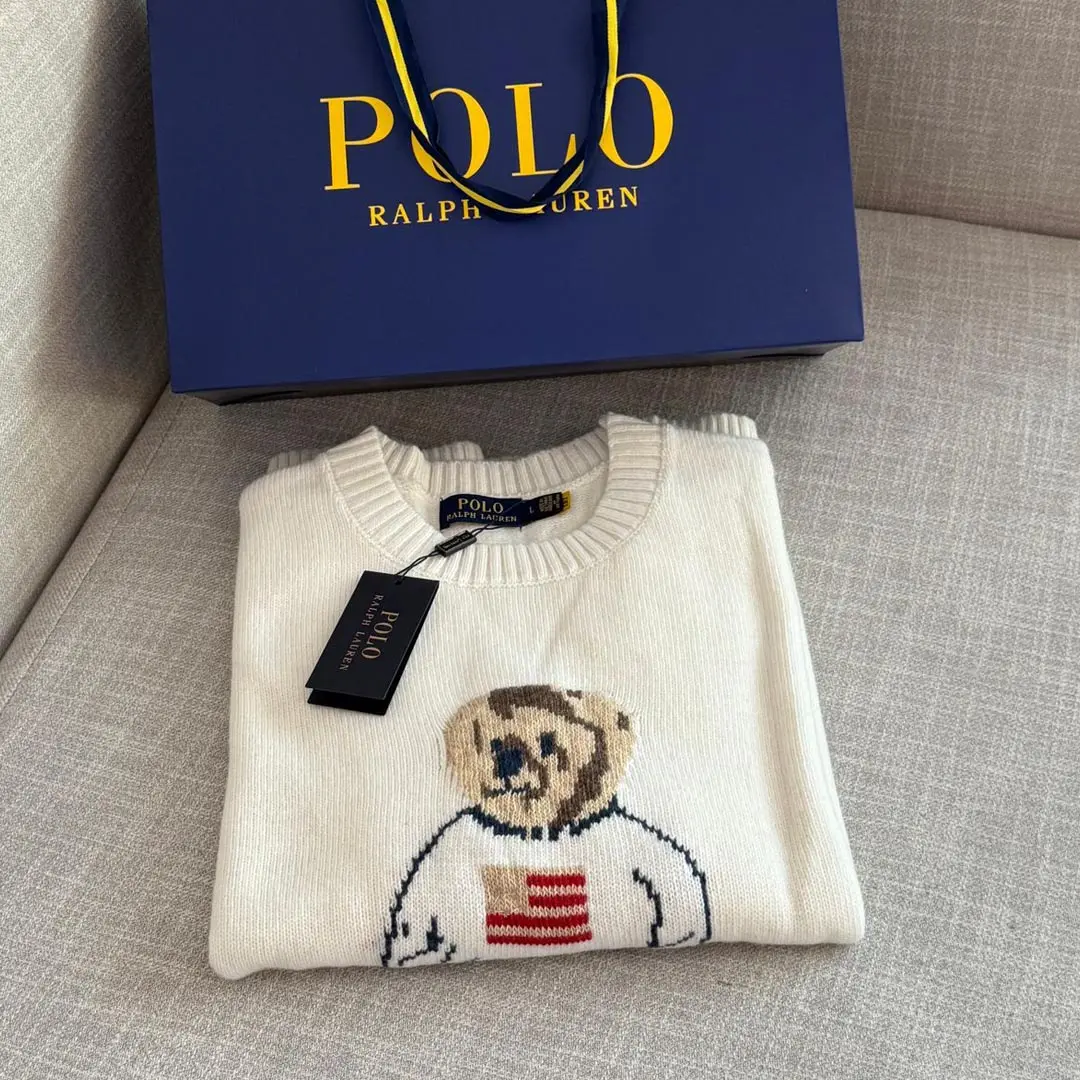 Ralph Lauren Bear Family Unisex Sweater 400-1