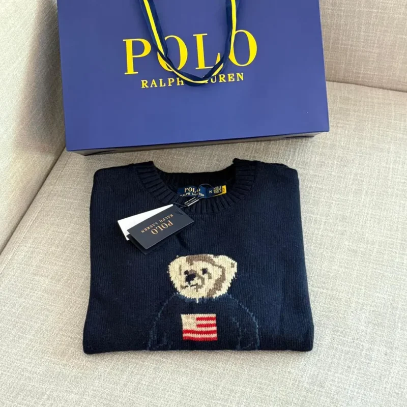 Ralph Lauren Bear Family Unisex Sweater 400-2